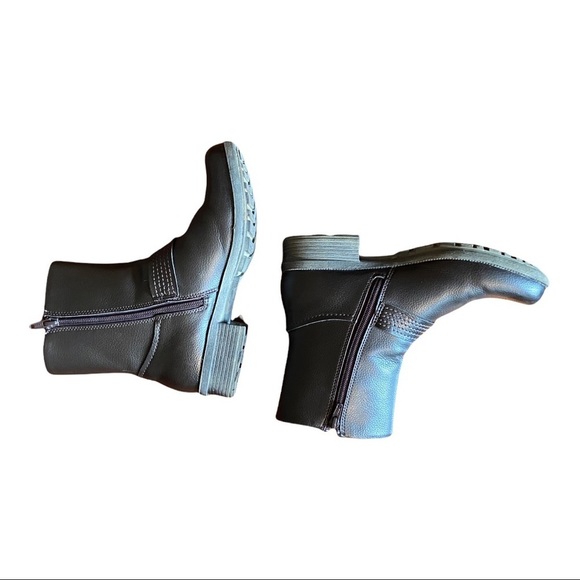 Clarks Women's Boots Ankle Zip Round Toe Booties Brown Size 9M - Picture 6 of 14